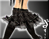 [W] Ruffled Skirt Black