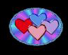 pastel hearts rug
