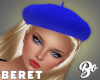 *BO HAT BERET ROYAL BLUE