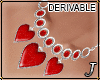 Jewel* Heart Necklace