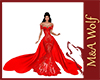 MW- Red Lace Gala Gown