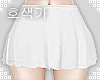 White Pleated Skirt RLS