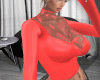 Top lace red