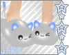 JX Sassy Cat Slippers M