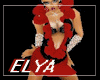 [Ely]Dance Dress red&b