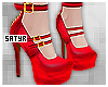 Red Doll Heels