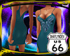 SD Sequin MidThigh Teal