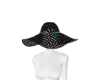 Black Knit Boho Big Hat