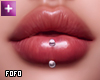 double lip piercings