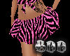 BDD Pink Zebra Skirt