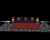 Red & Black Poseless Bed