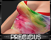 Red Tie Die Top