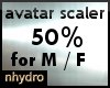 avatar scaler 50% M/F