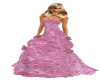 Pink Rose Velvet Gown