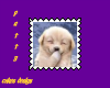 laughing puppy stamp
