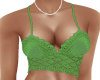 Green Lace Tank Top