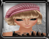 K:Blond Hair/Pink Hat
