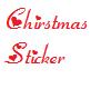 Christmas Hat Sticker