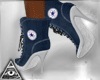 Blue Converse Heels