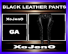 BLACK LEATHER PANTS