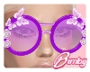 Purple Glam Sunglasses