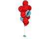 Red + Blue balloons