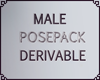 Male Posepack derivable