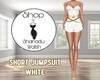Short Jumpsuit White