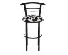 black & white bar stool