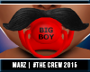Tc. Big Boy Mustache red