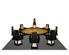 gold/blk meeting table