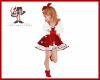 Vestido Kids Star Red