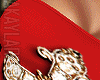 ♱CROSS CORSET RED