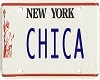 {V} Chica Licence Plate
