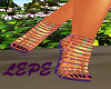 Purple Bloom Heels