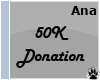 50K Donation Sticker