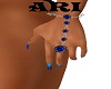 bracelett ring blue
