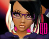 :QD:Violet Nerd Glasses