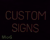 Neon Sign - Customs