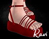 R. Stela Red Sandals
