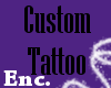 Enc.Custom Leg Tattoo