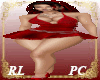PC]  RL Red Floral Dress