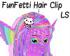 FunFetti Hair Clip Cloud