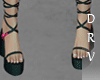 8↳ Ni Black Sandals⁂