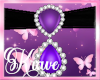 [K] TEARDROP CHOKER PURP