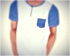 White/Blue Tee