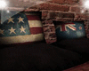 Vintage Flags Pillows