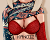 !!K Xmas Sweater Maroon