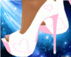 Pink & White Heels