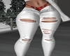 [S] White/Red Jeans